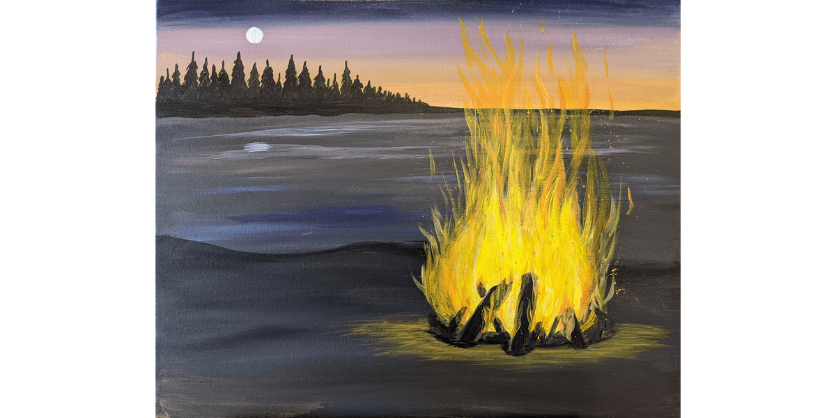 Campfire Glow - Paint and Sip in Cincinnati | Classpop!™, 20 August | Event in West Chester | AllEvents
