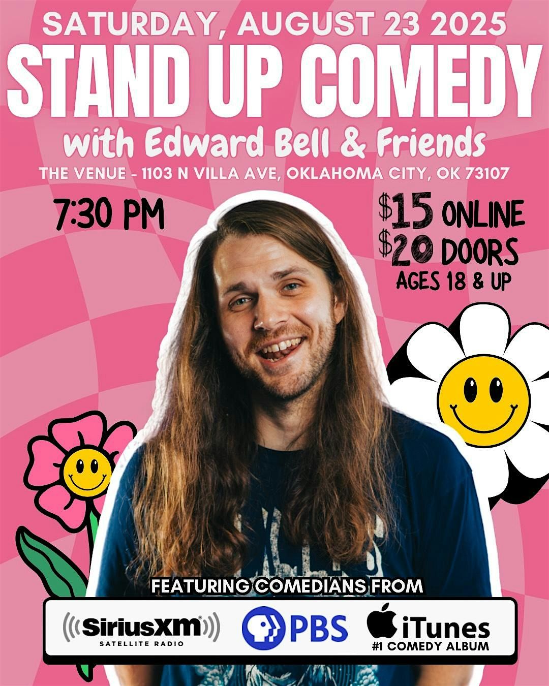 edward bell headlining the venue, 23 August | Event in Oklahoma City | AllEvents