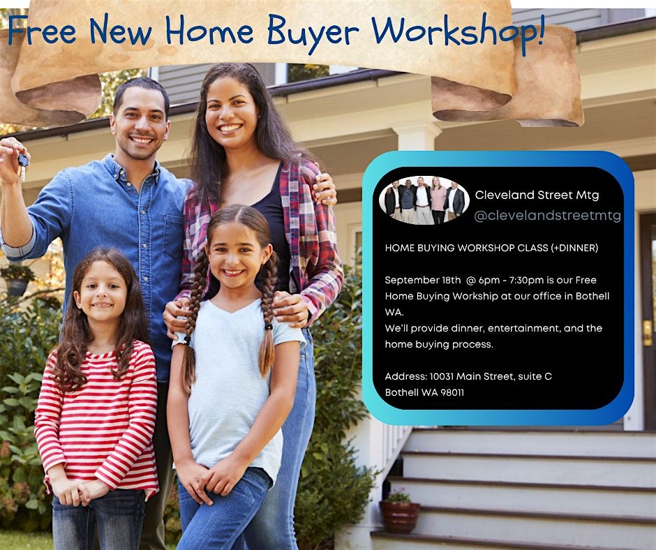 New Home Buyer Class, 18 September | Event in Bothell | AllEvents