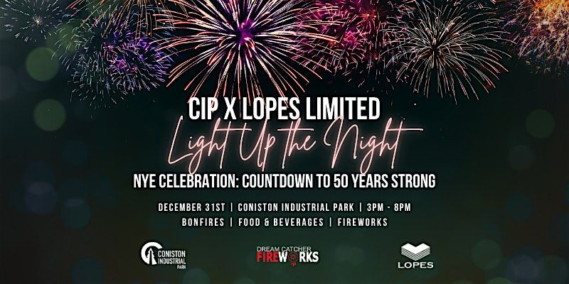 2025 CIP  x Lopes Limited Light Up The Night NYE Celebration, 31 December | Event in Greater Sudbury | AllEvents