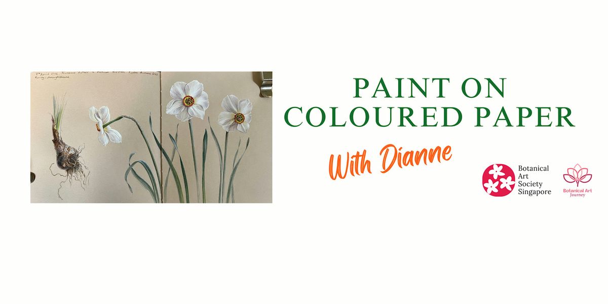 Botanical painting on coloured paper, 17 May | Event in Bishan | AllEvents