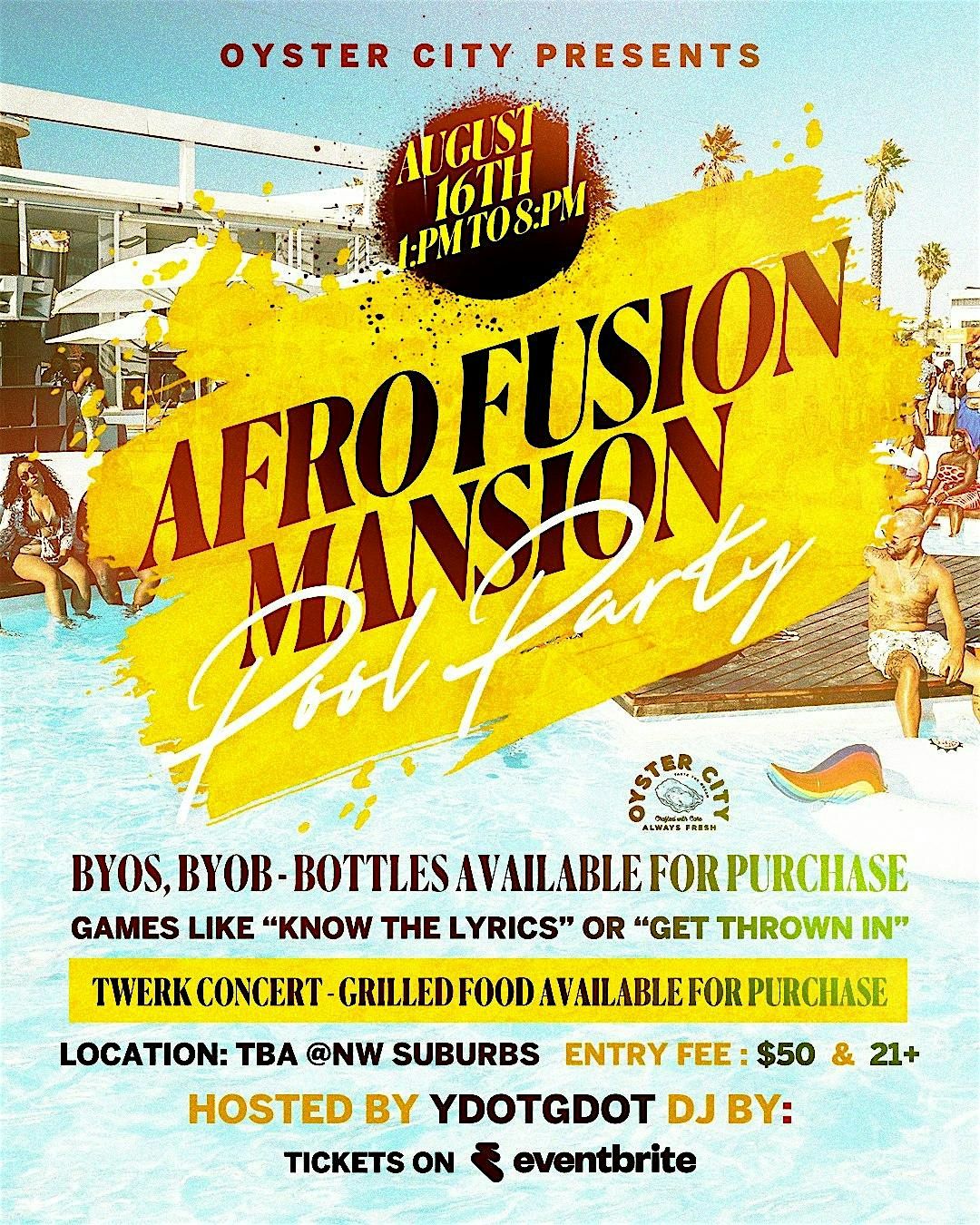 AFRO FUSION MASION POOL PARTY | AllEvents