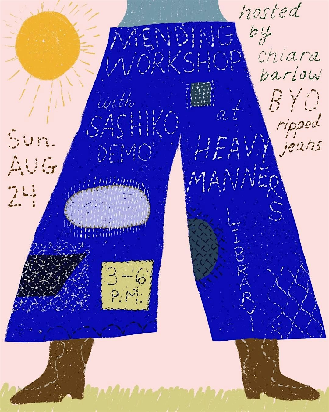 Sashiko Workshop Hosted by Chiara Barlow (8/24), 24 August | Event in Los Angeles | AllEvents