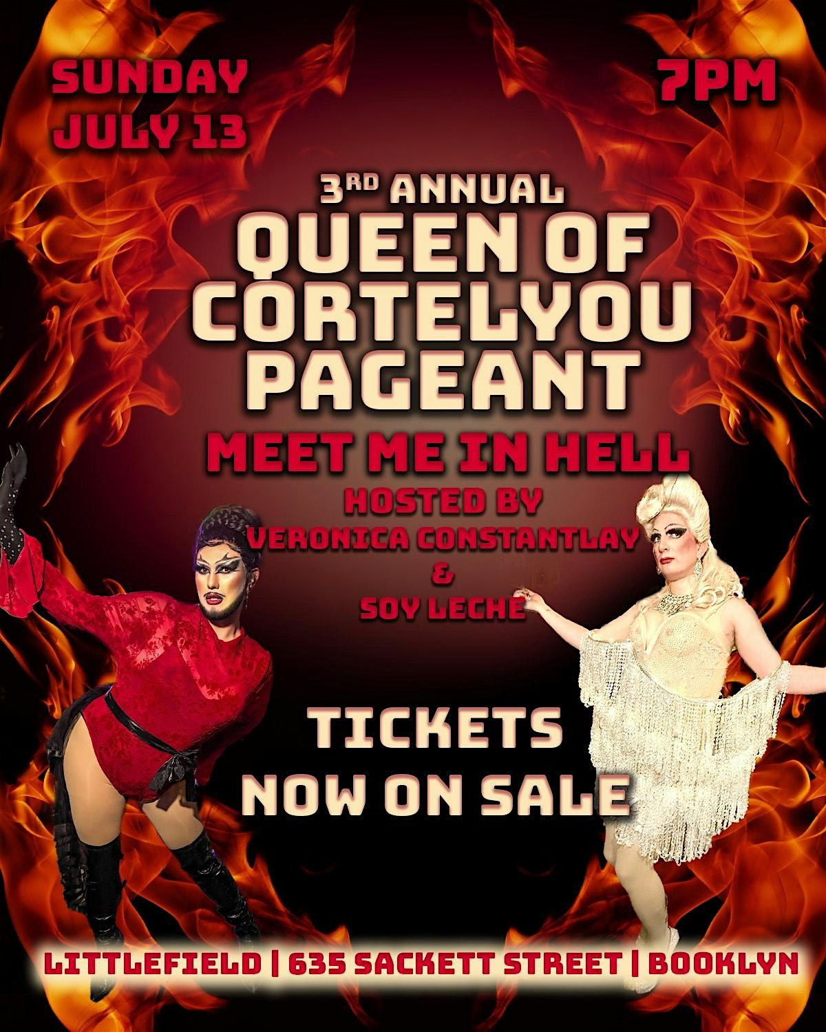 3rd Annual Queen of Cortelyou Drag Pageant, 13 July | Event in Brooklyn | AllEvents