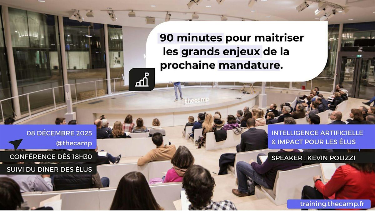 Conférence pour les élus:comment l’IA va changer  les prochaines mandatures, 8 December | Event in Aix-en-Provence