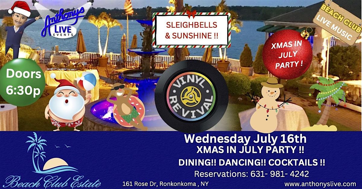 Christmas in July Vinyl Revival!, 26 May | Event in Ronkonkoma | AllEvents