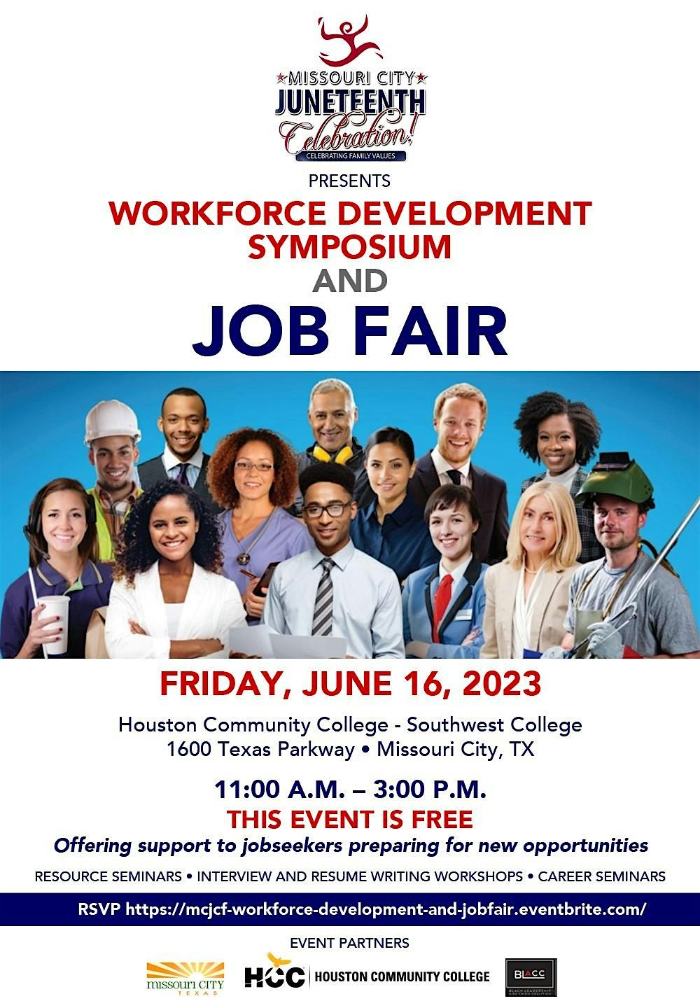 3rd Annual Workforce Development Symposium and Job Fair, 20 June | Event in Missouri City | AllEvents