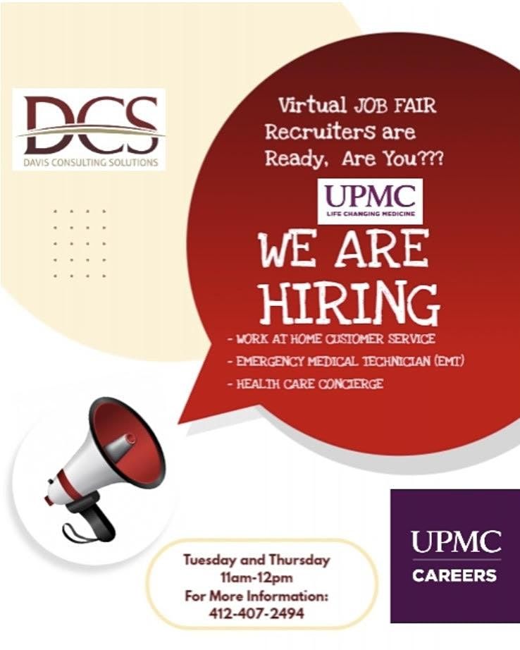 Community2work Upmc Job Fair August 17 To August 31 Online Event Allevents In St Tammany Kob Fair 2022