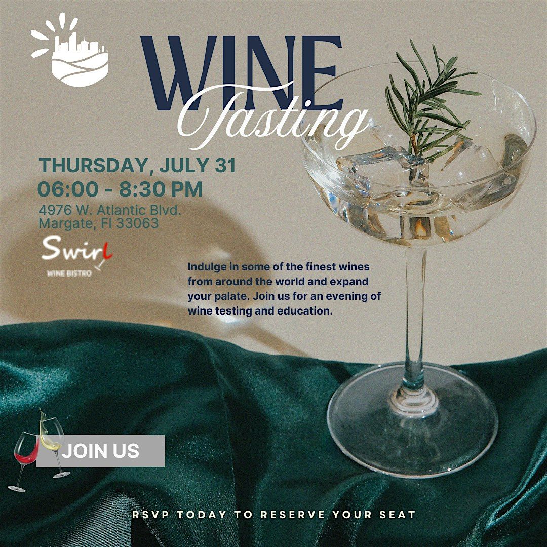 Sip, Savor & Connect: An Evening of Wine Tasting & Discovery, 31 July | Event in Coconut Creek | AllEvents