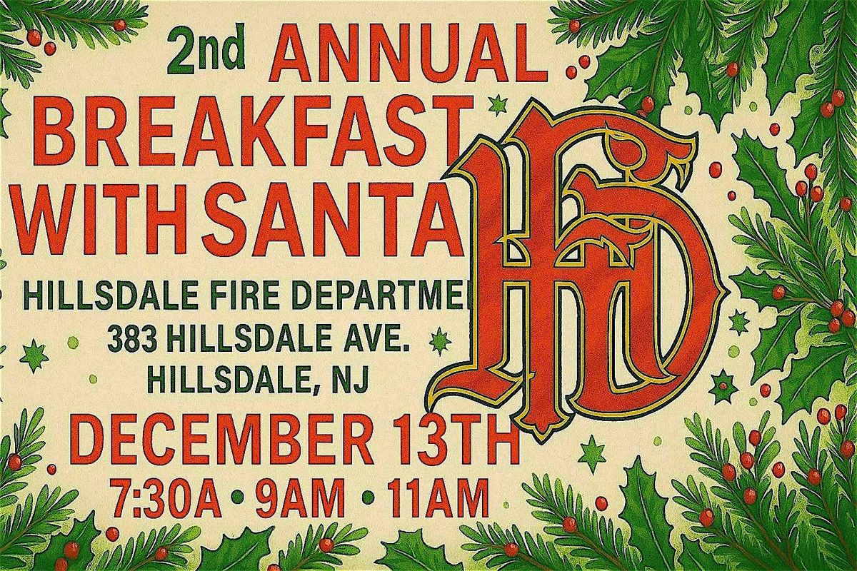 2nd Annual Breakfast with Santa, 13 December | Event in Hillsdale | AllEvents