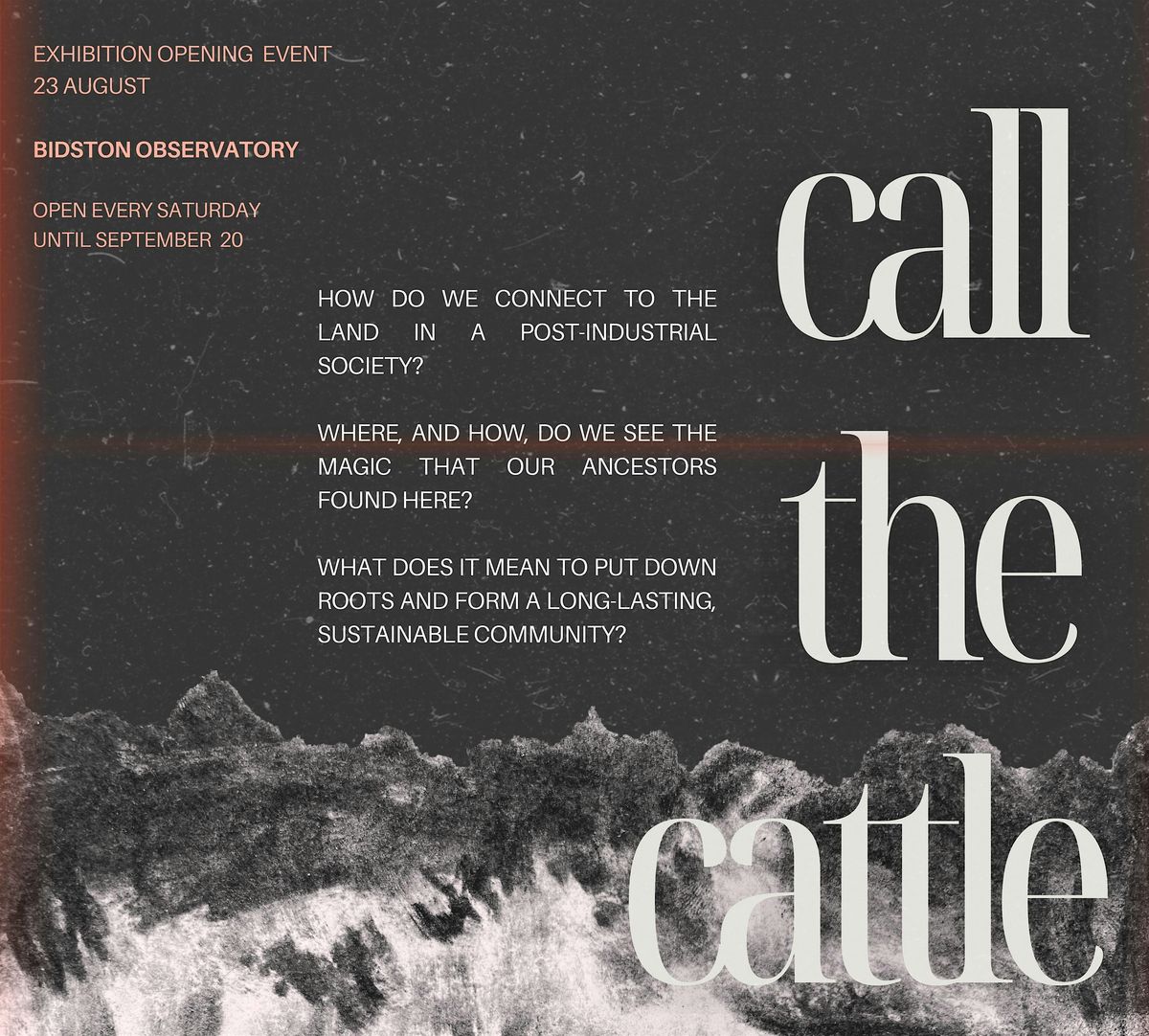CALL THE CATTLE HOME (Exhibition & Zine Launch) | Event in Birkenhead | AllEvents