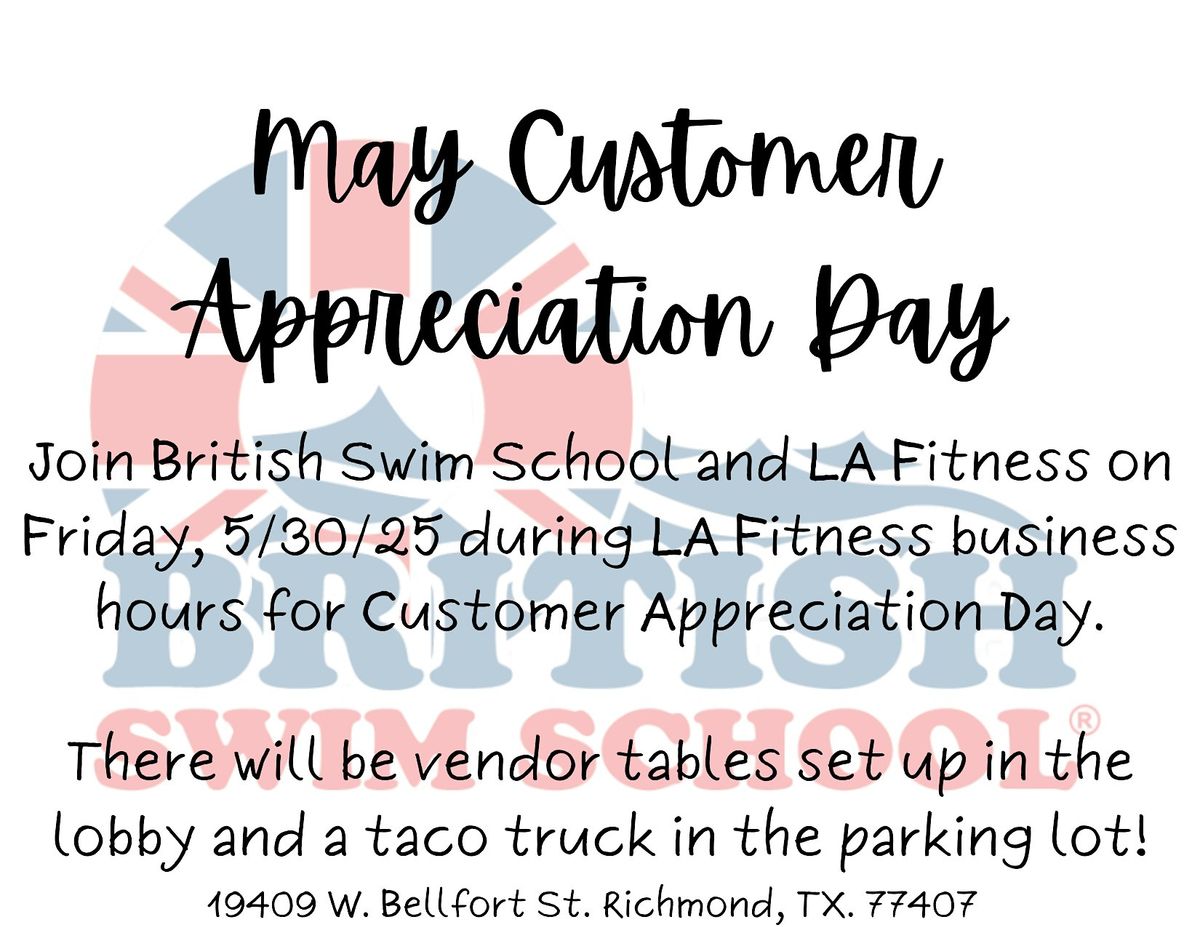 Customer Appreciation Day, 30 May | Event in Richmond | AllEvents