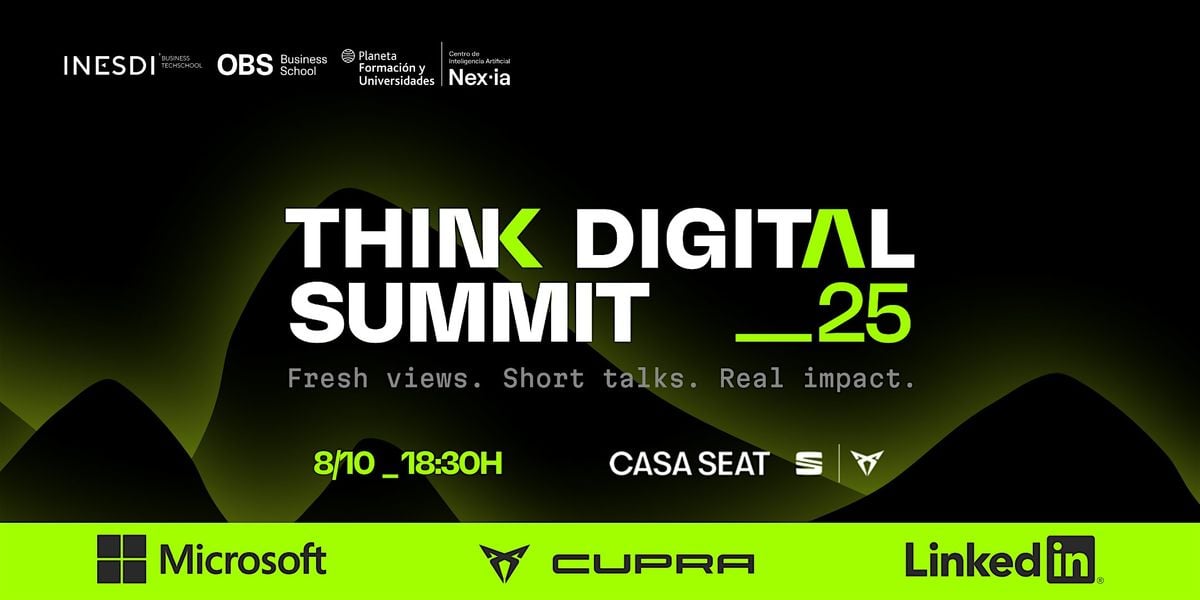 Think Digital Summit_25, 8 October | Event in Barcelona | AllEvents