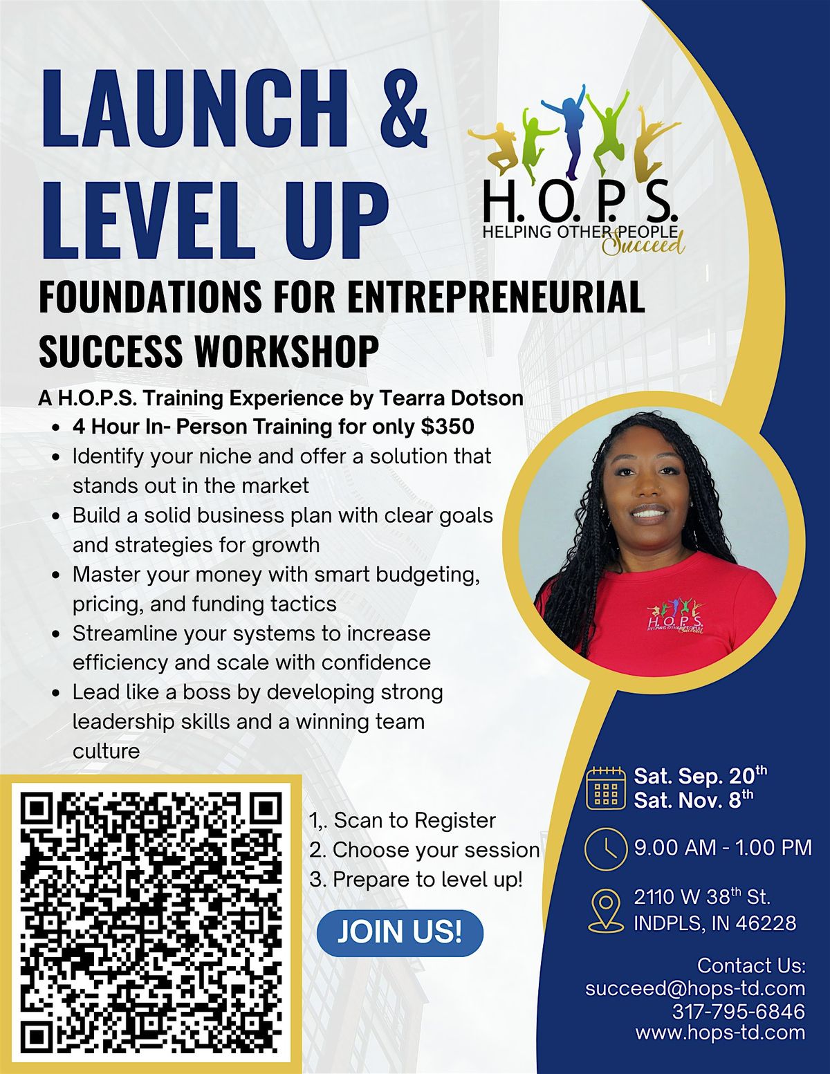 Launch & Level Up with HOPS, 20 September | Event in Indianapolis | AllEvents