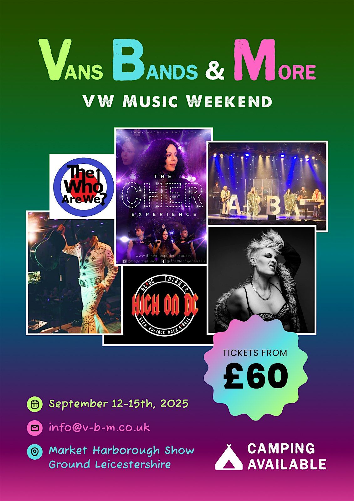 Vans Bands & More A Music Weekend For VW Van Owners, 12 September | Event in Market Harborough | AllEvents