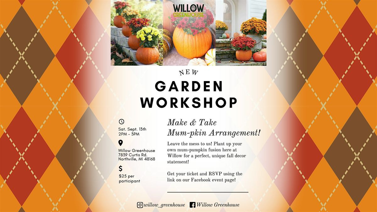 9/13 Mum-pkin  Making Workshop, 13 September | Event in Northville | AllEvents