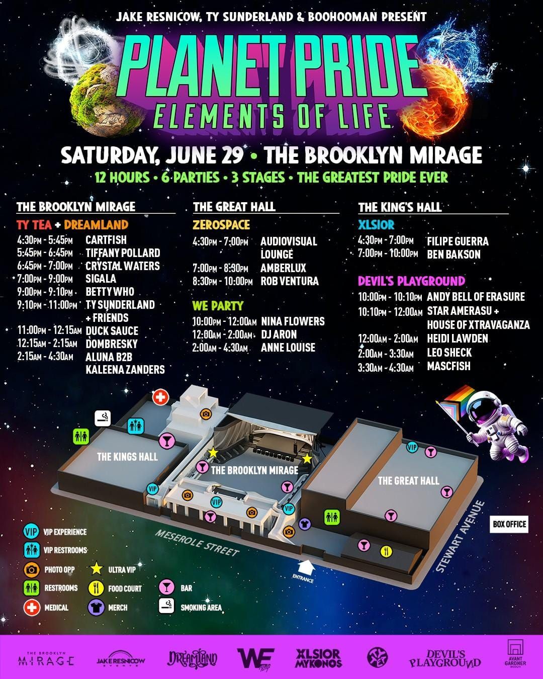 Planet Pride at Brooklyn Mirage - Avant Gardner, 28 June | Event in Brooklyn | AllEvents