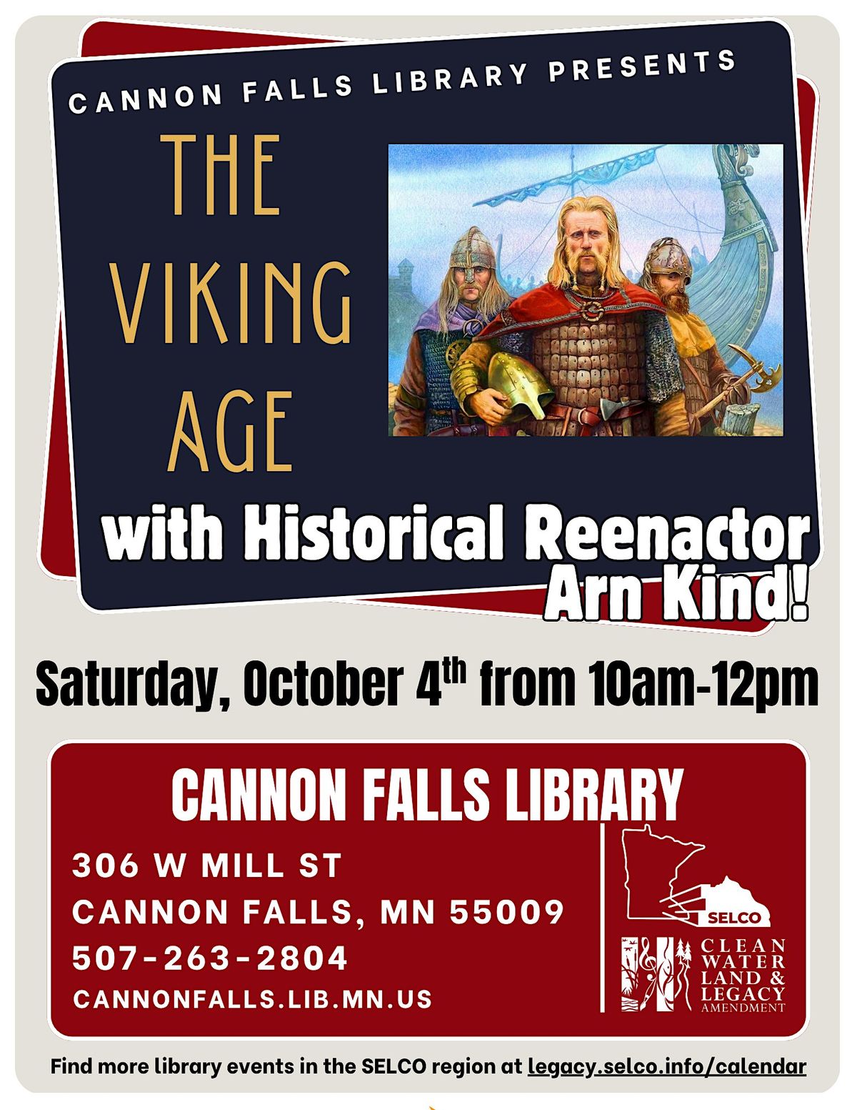 The Viking Age, 4 October | Event in Cannon Falls | AllEvents