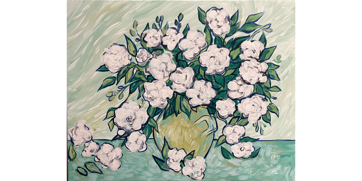 Roses ala Van Gogh - Paint and Sip in Boston | Classpop!™, 3 January | Event in Lexington | AllEvents