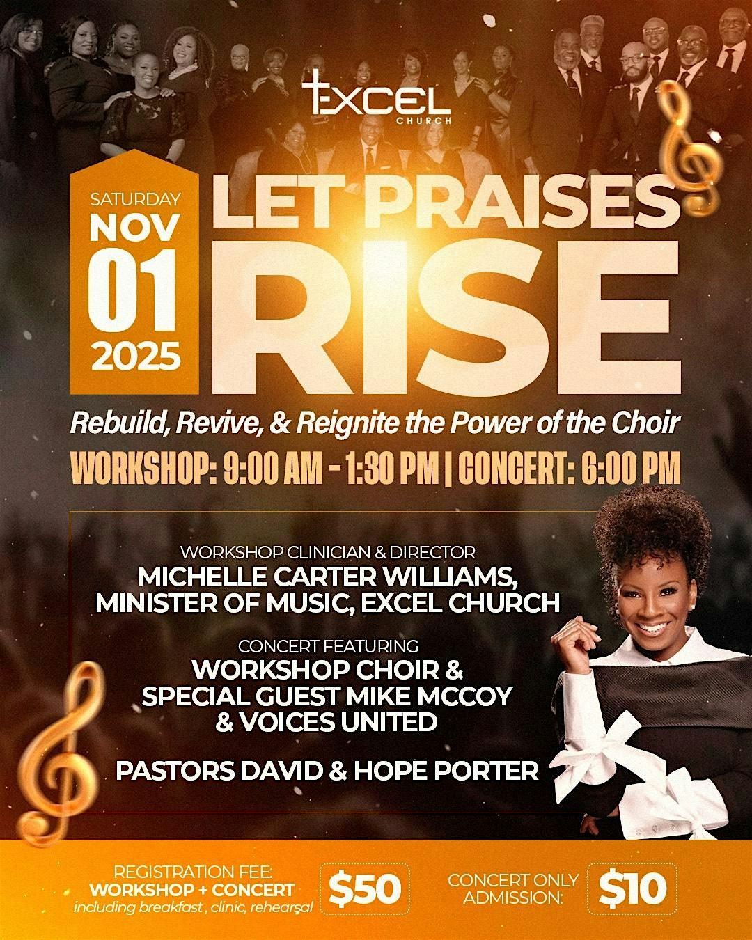 Let Praises Rise: Rebuild, Revive and Reignite the Power of the Choir, 1 November | Event in Bowie | AllEvents