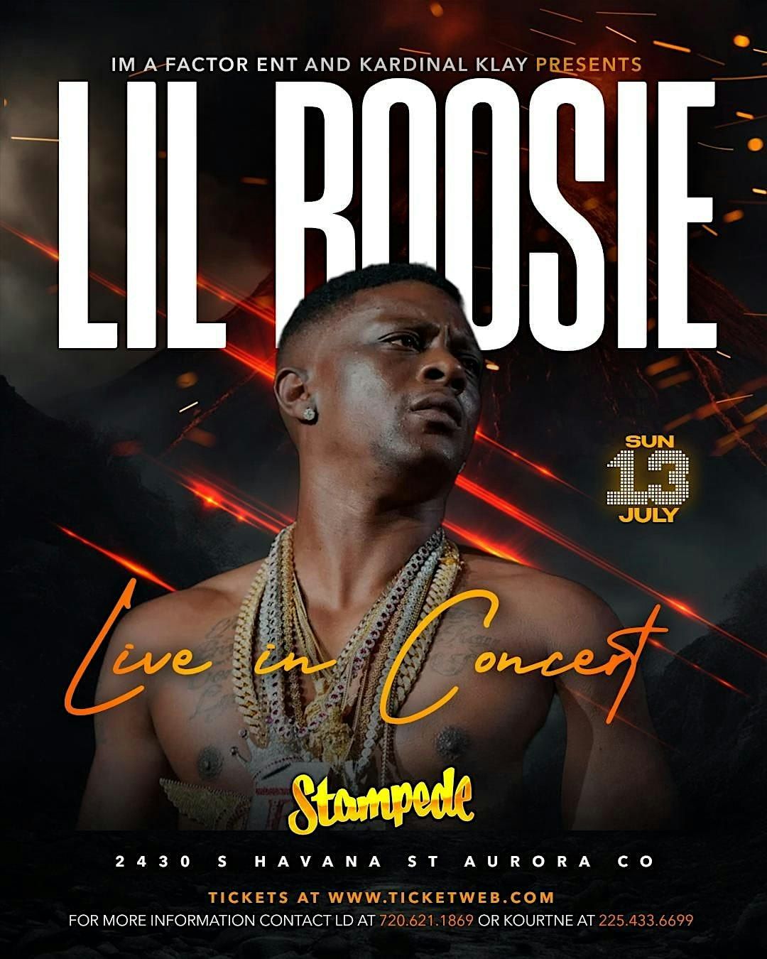 LIL BOOSIE LIVE IN CONCERT, 13 July | Event in Aurora | AllEvents