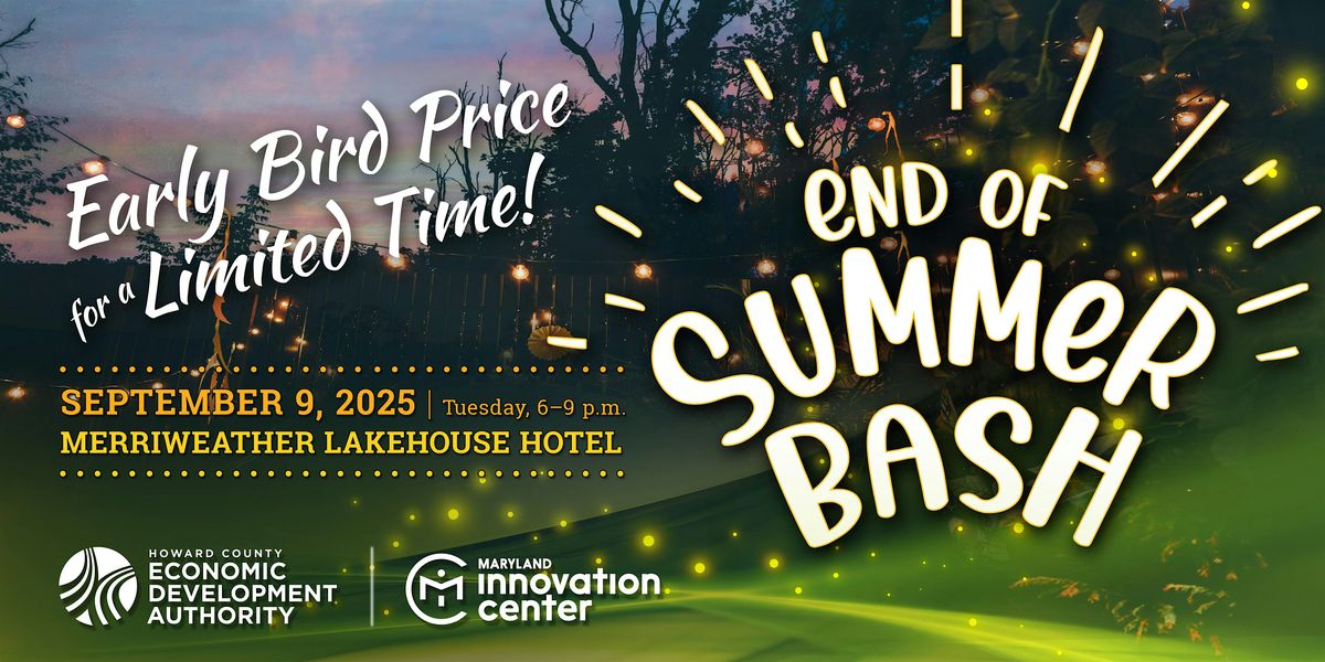 End of Summer Bash, 9 September | Event in Columbia | AllEvents