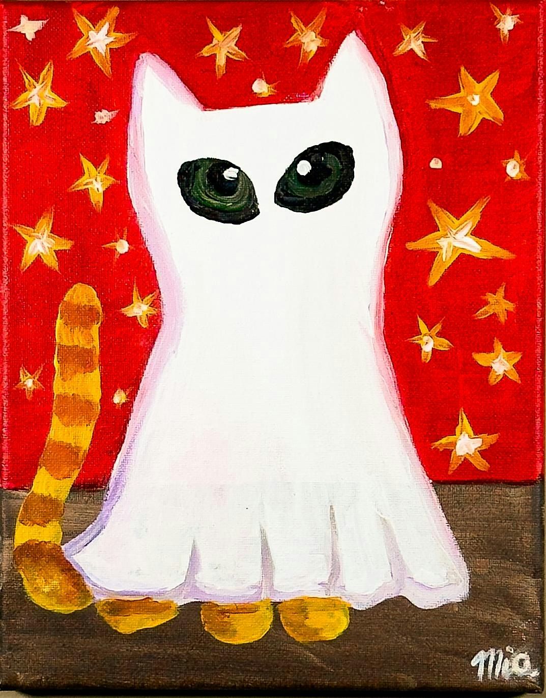 Toledo Cookies & Canvas – Ghost Cat, 25 October | Event in Toledo | AllEvents