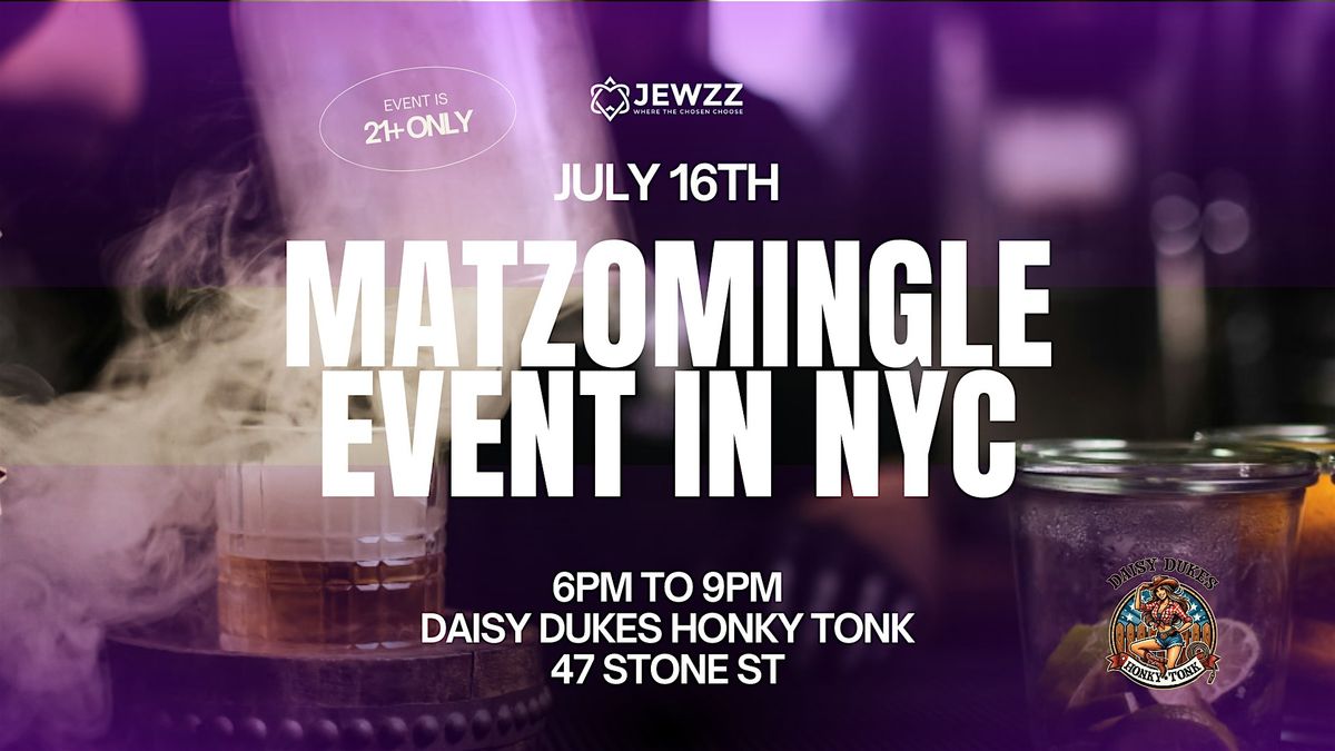 MATZOMINGLE® After‑Work: Speed Dating Edition @ New York July2025, 16 July | Event in New York | AllEvents