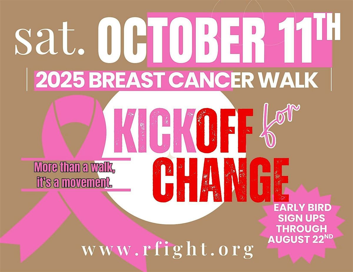 Kickoff for Change: More than a Walk, it's a Movement., 11 October | Event in Cerritos | AllEvents
