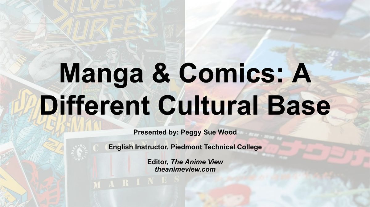 Manga & Comics: A Different Cultural Base | Event in Greenville | AllEvents