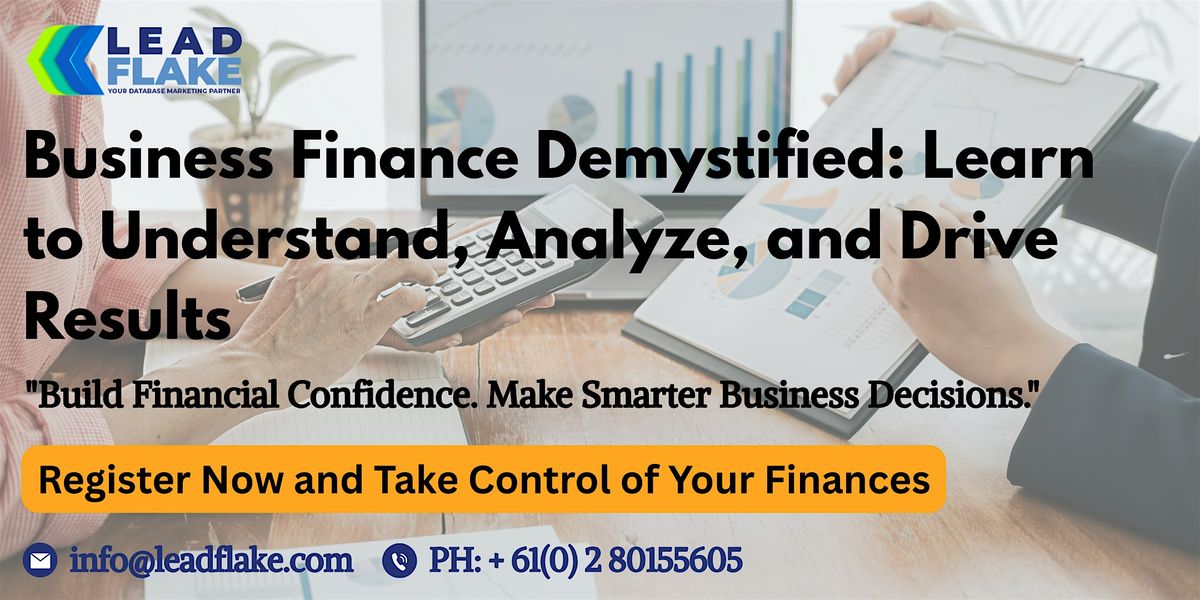 Master the Basics of Business Finance Workshop in Wellington, 15 July | Event in Wellington | AllEvents