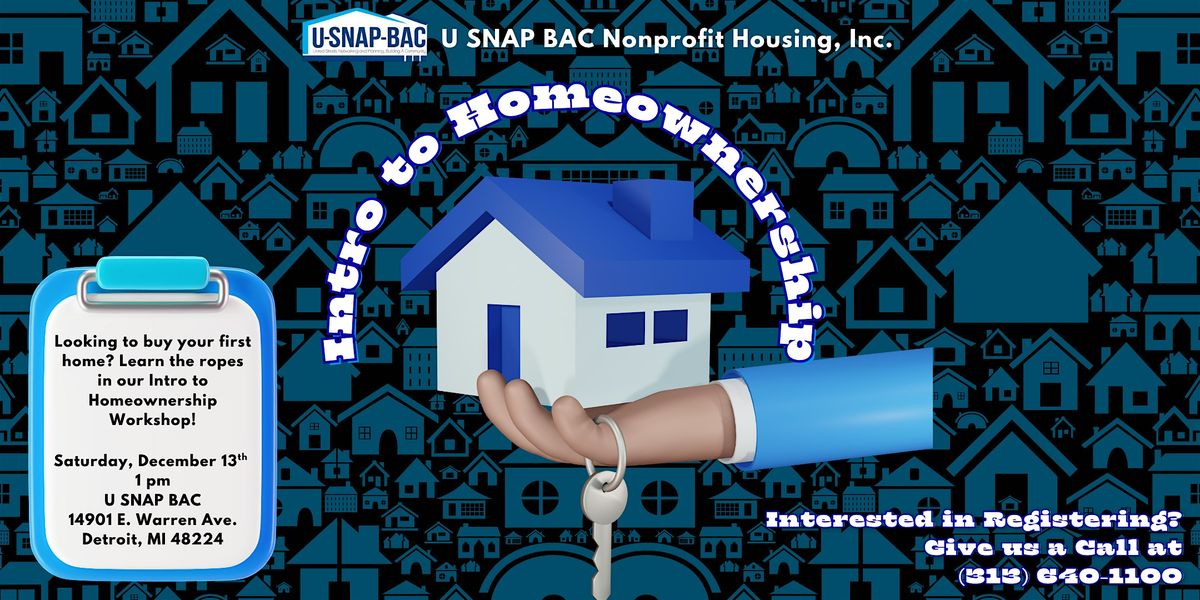 Intro to Homeownership, 13 December | Event in Detroit | AllEvents