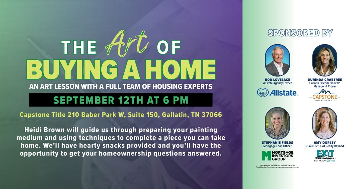 THE ART OF BUYING A HOME, 12 September | Event in Gallatin | AllEvents