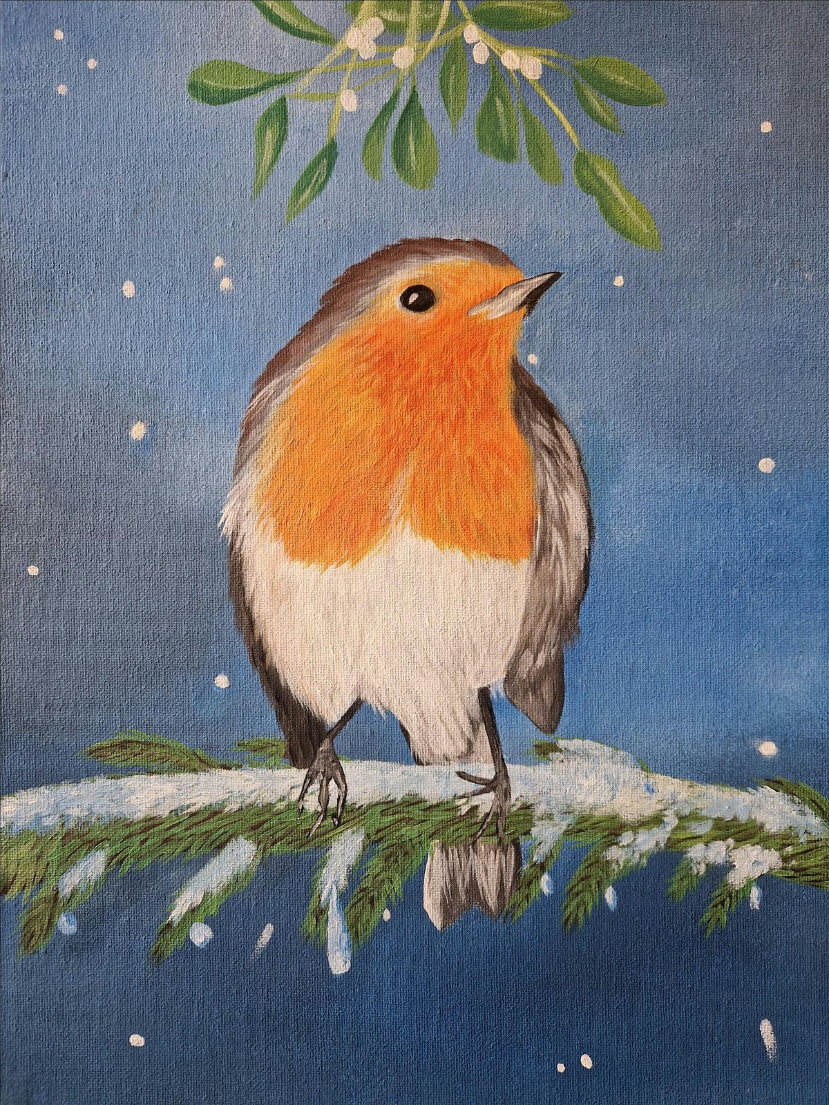 Festive Robin- Acrylic Painting Workshop | Event in Sudbury | AllEvents