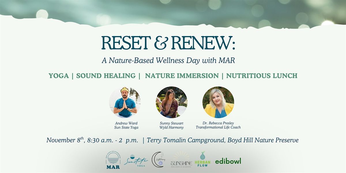 Restore & Renew: A Nature-Based Wellness Day with MAR, 8 November | Event in St. Petersburg | AllEvents