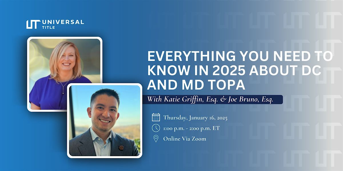 Topa Process Dc Everything you need to know in 2025 about DC and MD TOPA, January 16 ...