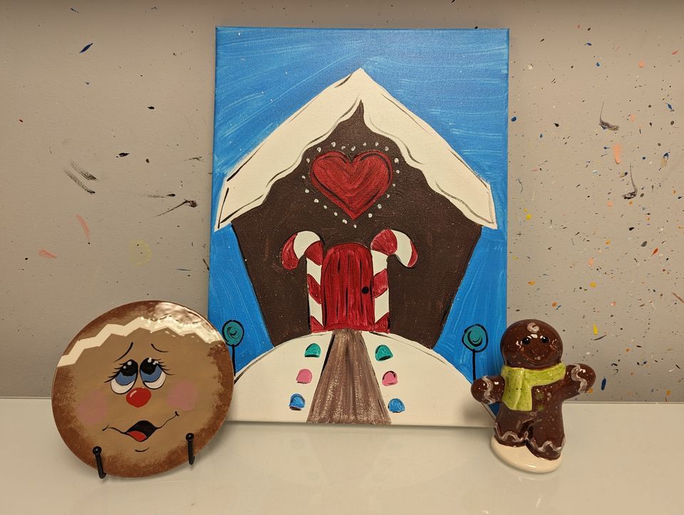2 day Gingerbread Camp 50 (age 6 and up), Playtime Pottery