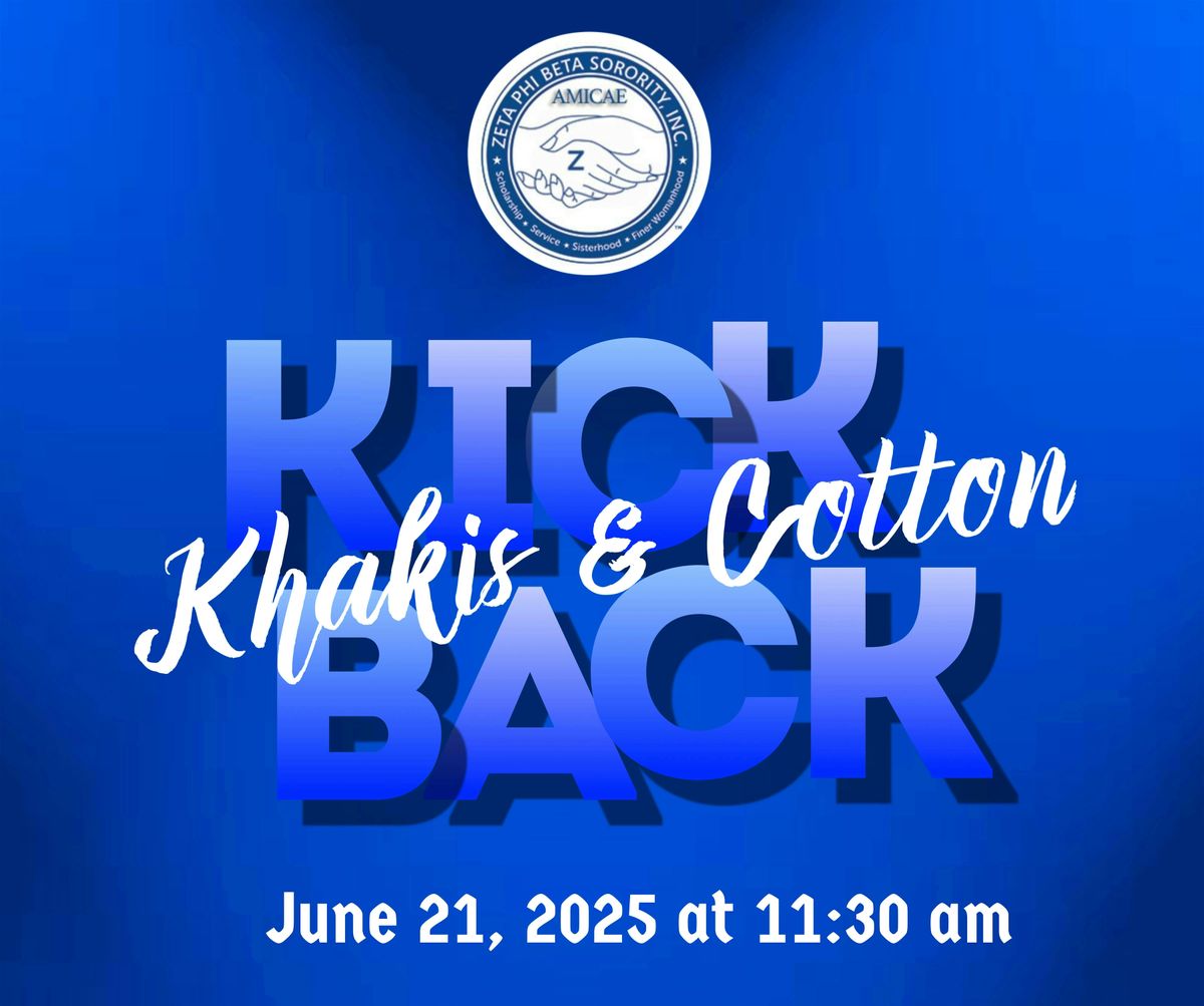 Khakis & Cotton Kick Back With The Zeta Amicae of Chesapeake, 21 June | Event in Chesapeake | AllEvents