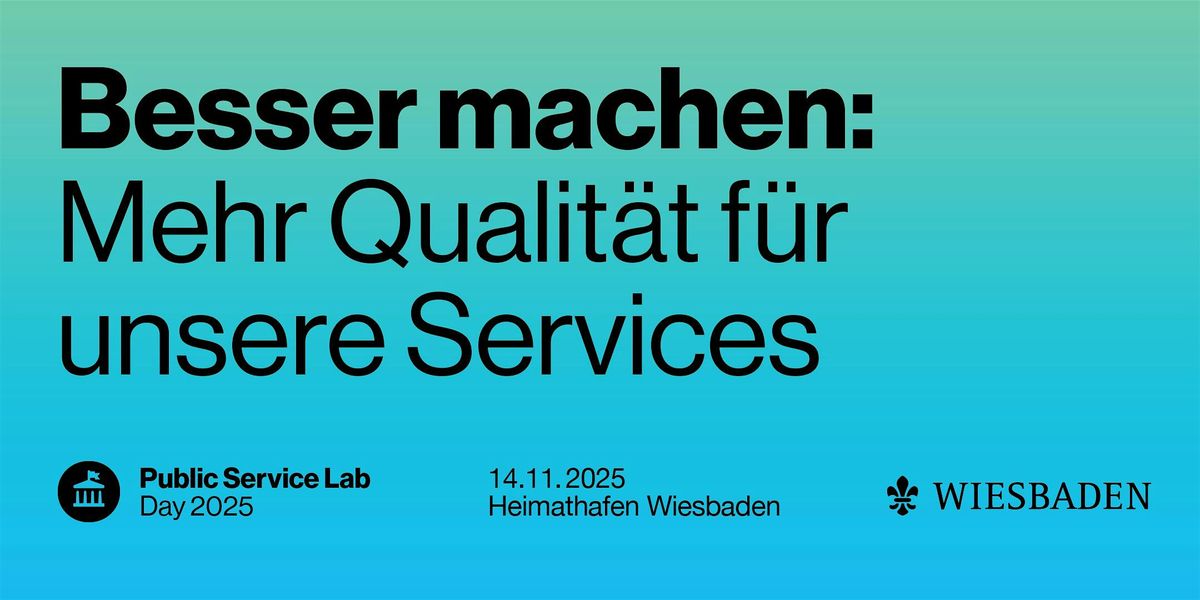 Public Service Lab Day 2025, 14 November | Event in Wiesbaden | AllEvents