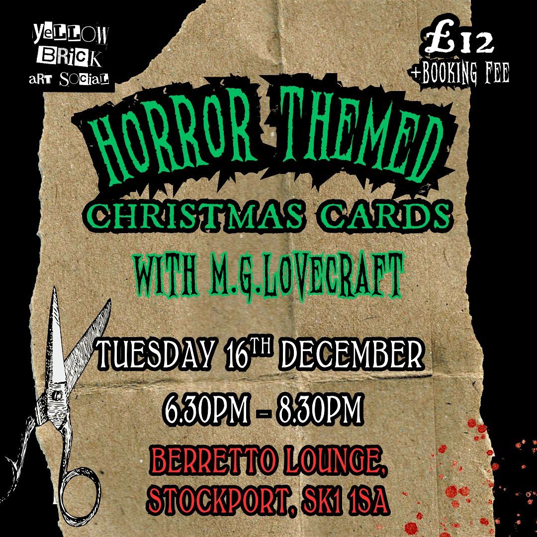 Horror themed Christmas cards, 16 December | Event in Stockport | AllEvents