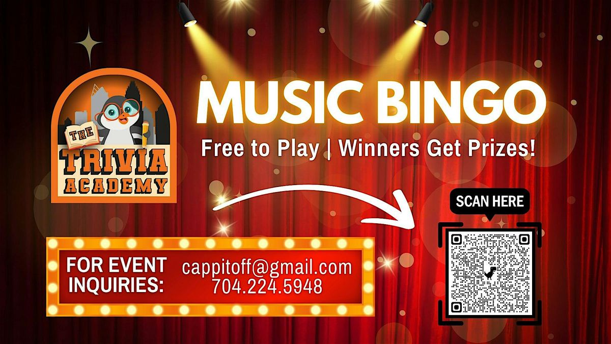The Trivia Academy: Monday Music Bingo at Gold Leaf Cigar Lounge | Event in Mooresville | AllEvents
