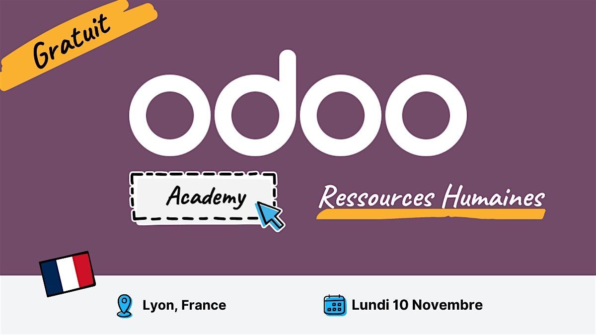 Odoo Academy Ressources Humaines - Lyon, 10 November | Event in Lyon | AllEvents