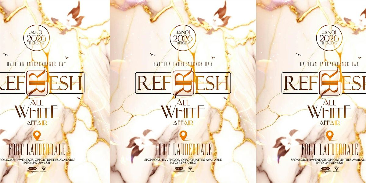 Refresh 2026 - All White Party, 1 January | AllEvents