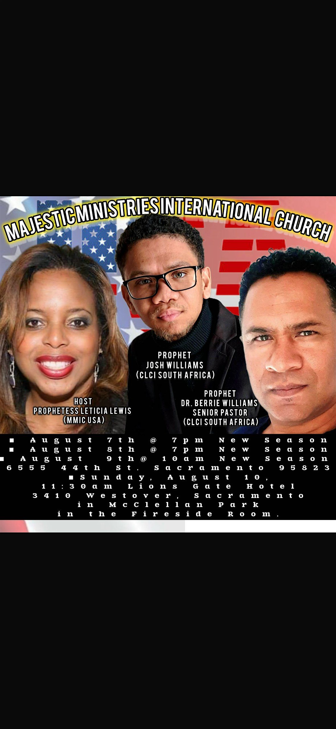 Int'l Prophecy & Healing Conference, 9 August | Event in Sacramento | AllEvents