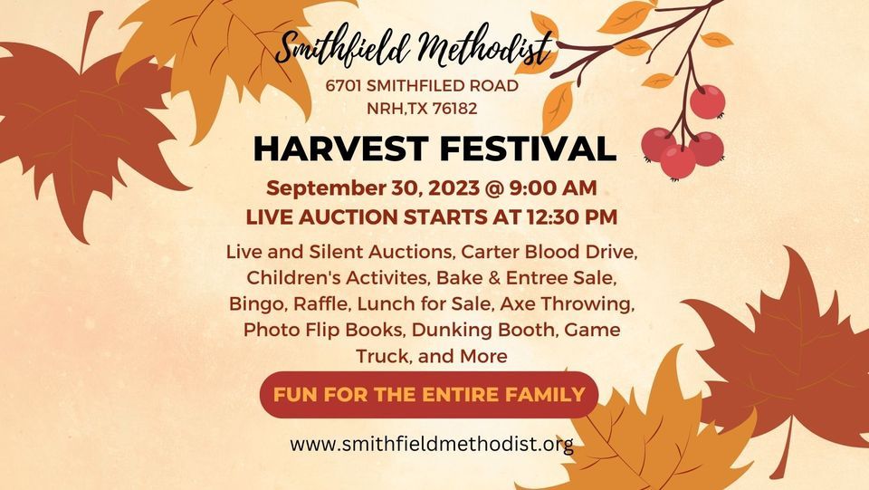 2023 Harvest Festival , Smithfield Methodist Church, Bedford, September