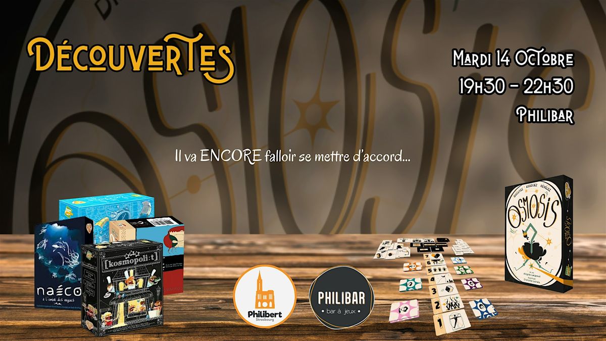 Soirée découverte Osmosis et "Jeux Opla", 14 October | Event in Strasbourg | AllEvents
