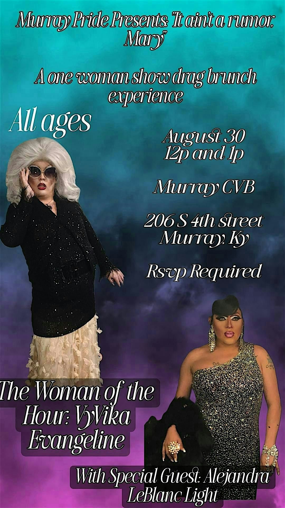 Drag Brunch show 1, 30 August | Event in Murray | AllEvents