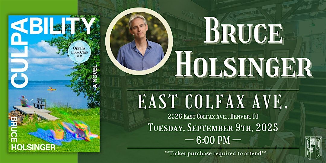 Bruce Holsinger Live at Tattered Cover Colfax, 9 September | Event in Denver | AllEvents
