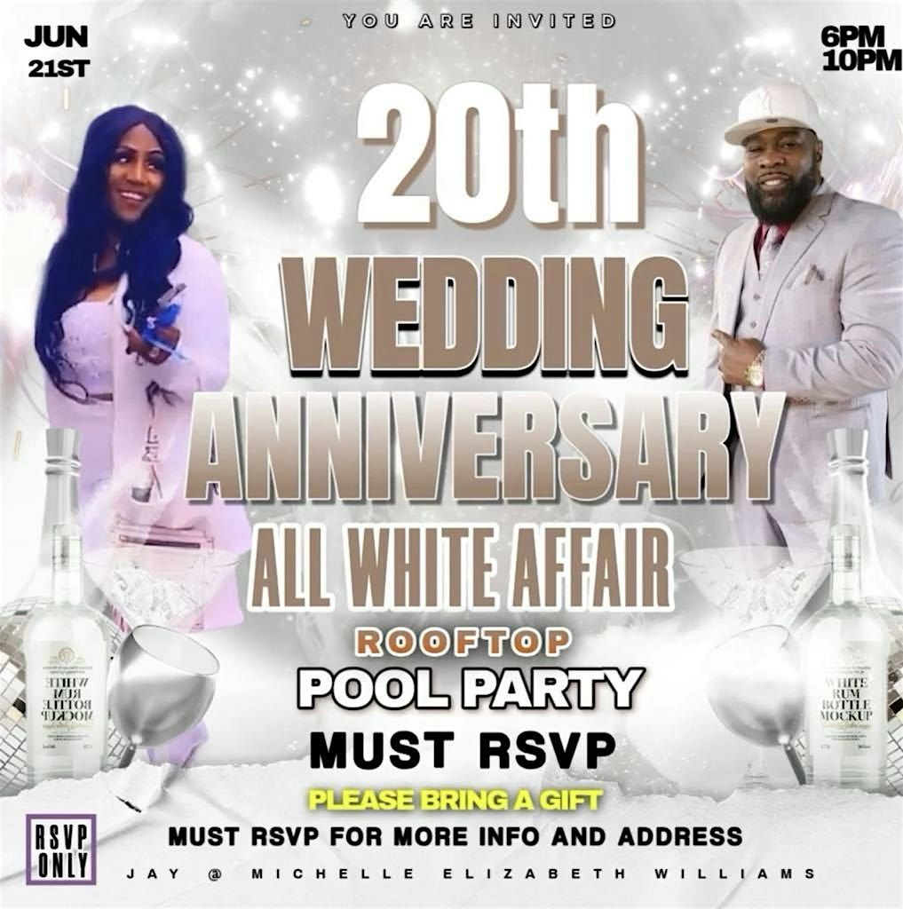 Jay & Michelle Elizabeth Williams 20th Year Anniversary, 21 June | Event in Atlanta | AllEvents