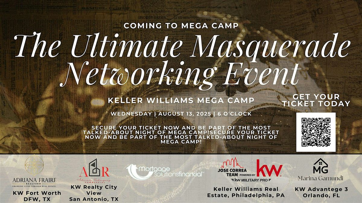 Luxury & Leverage: A Masquerade Mixer for Top Producers, 13 August | Event in San Antonio | AllEvents